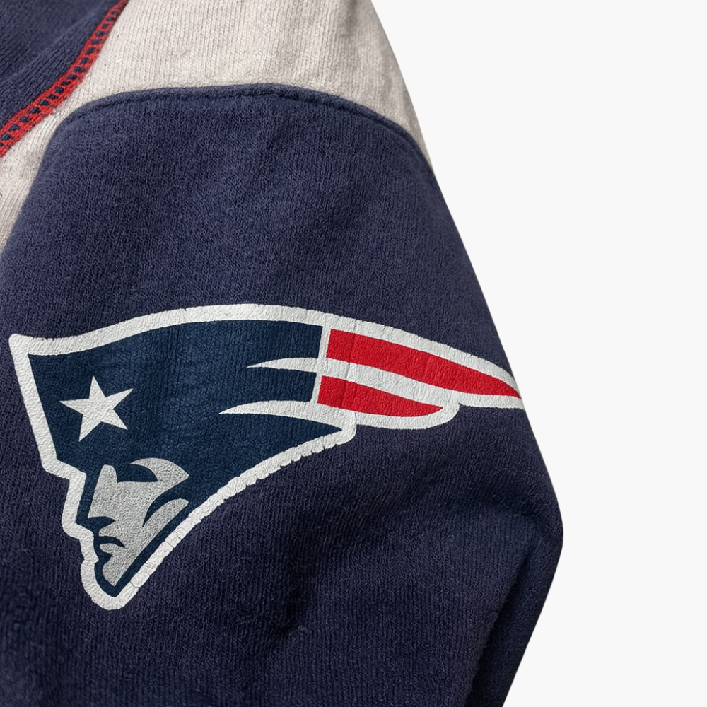 NFL New England Patriots Vintage Hoodie Navy / White (S)