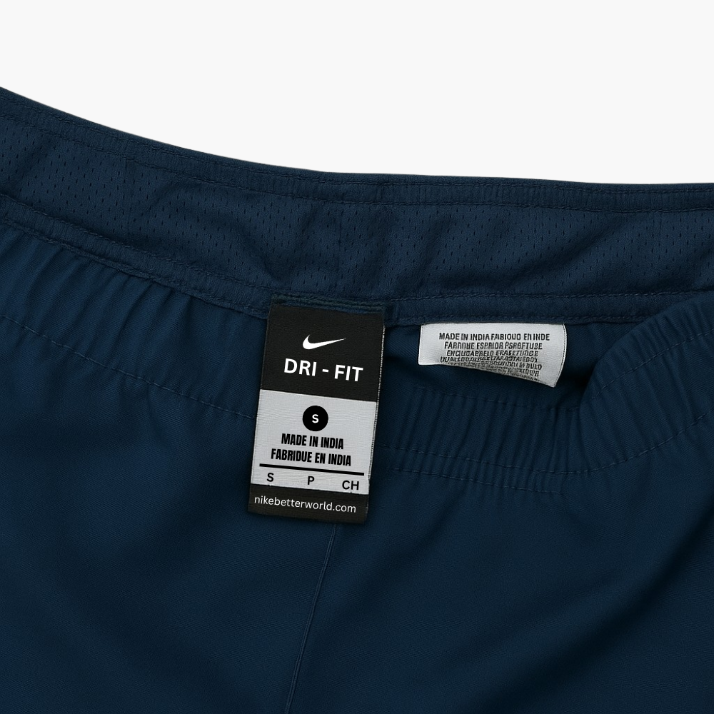 Nike Vintage Navy Track Pants Embroidered Logo (S)