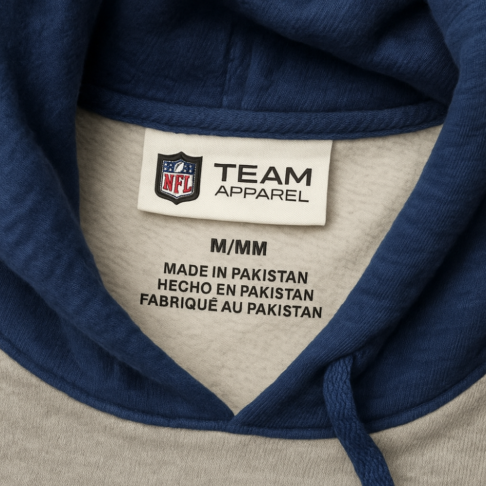 NFL Hoodie Blue / Grey (M)