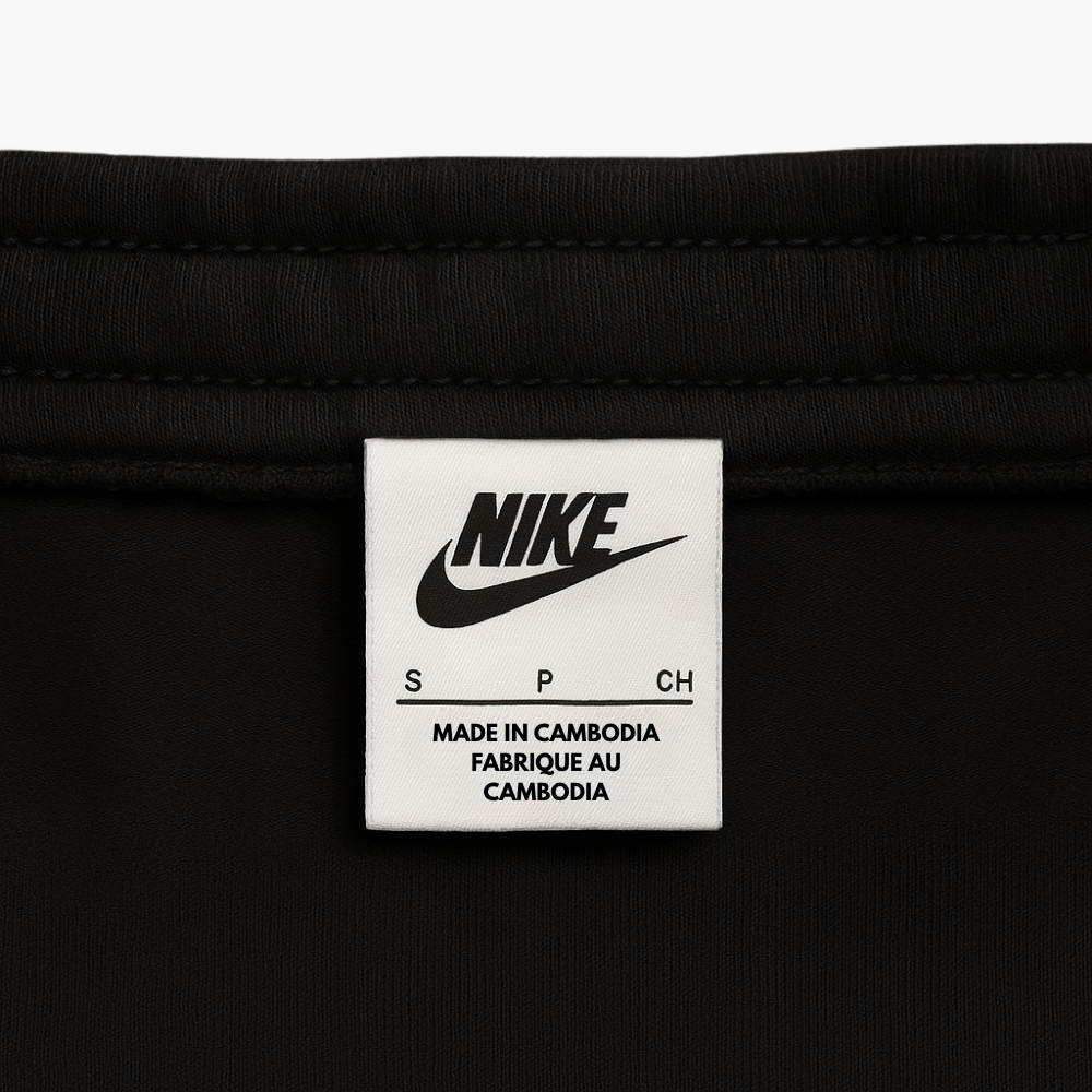 Nike Black Track Pants Embroidered Logo (S)