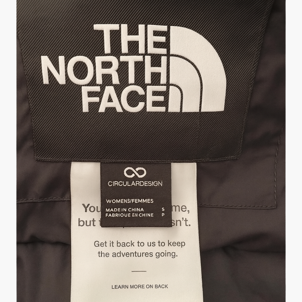 The North Face Vintage Puffer Jacket Black / White (S)