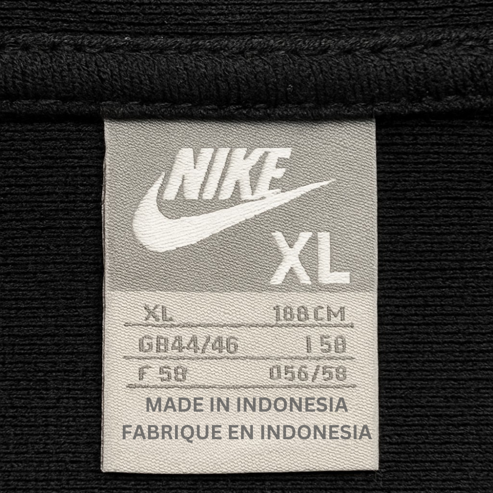 Nike Vintage Baggy Tracksuit Embroidered Logo Black (XL)