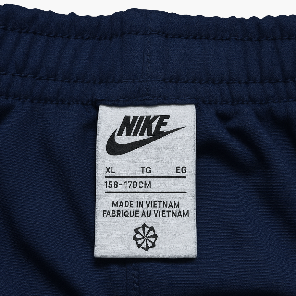 Nike Vintage Tracksuit Embroidered Logo Navy Blue & Blue (XL)