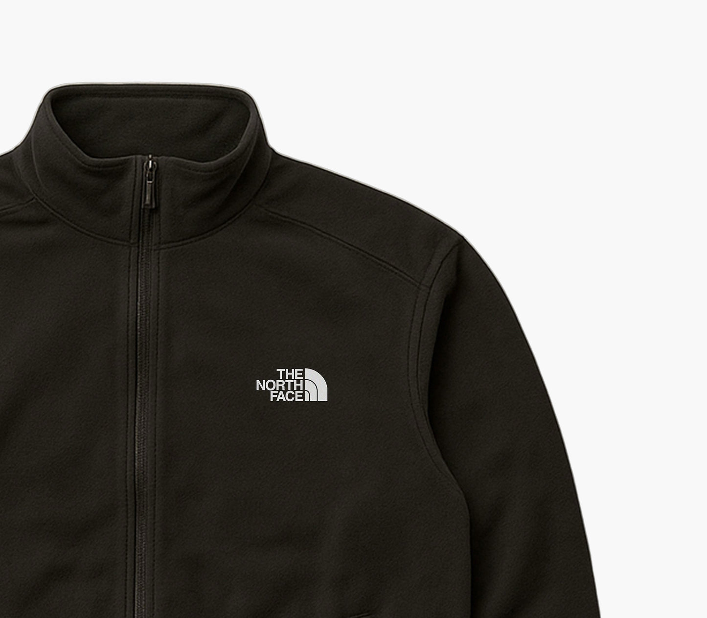 The North Face Vintage Lightweight Summer Fleece Jacket Black (L)