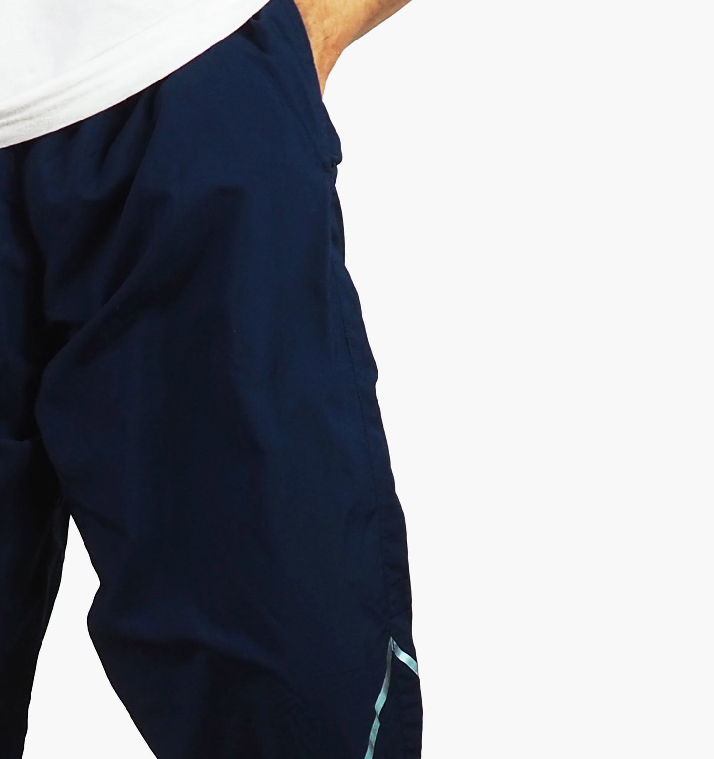 Nylon Track Pants Blau (S)