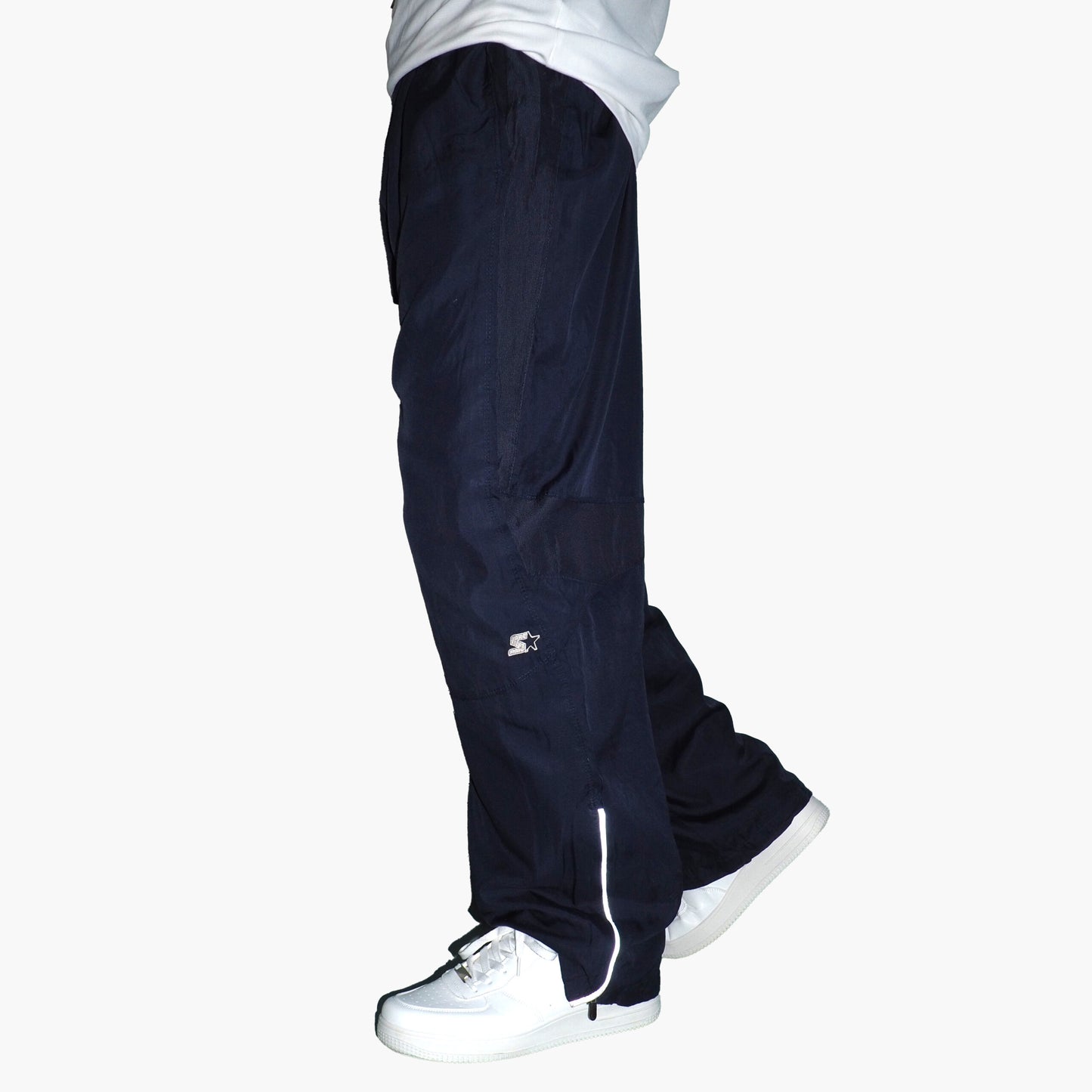 Starter Nylon Track Pants Gesticktes Logo (L) 65