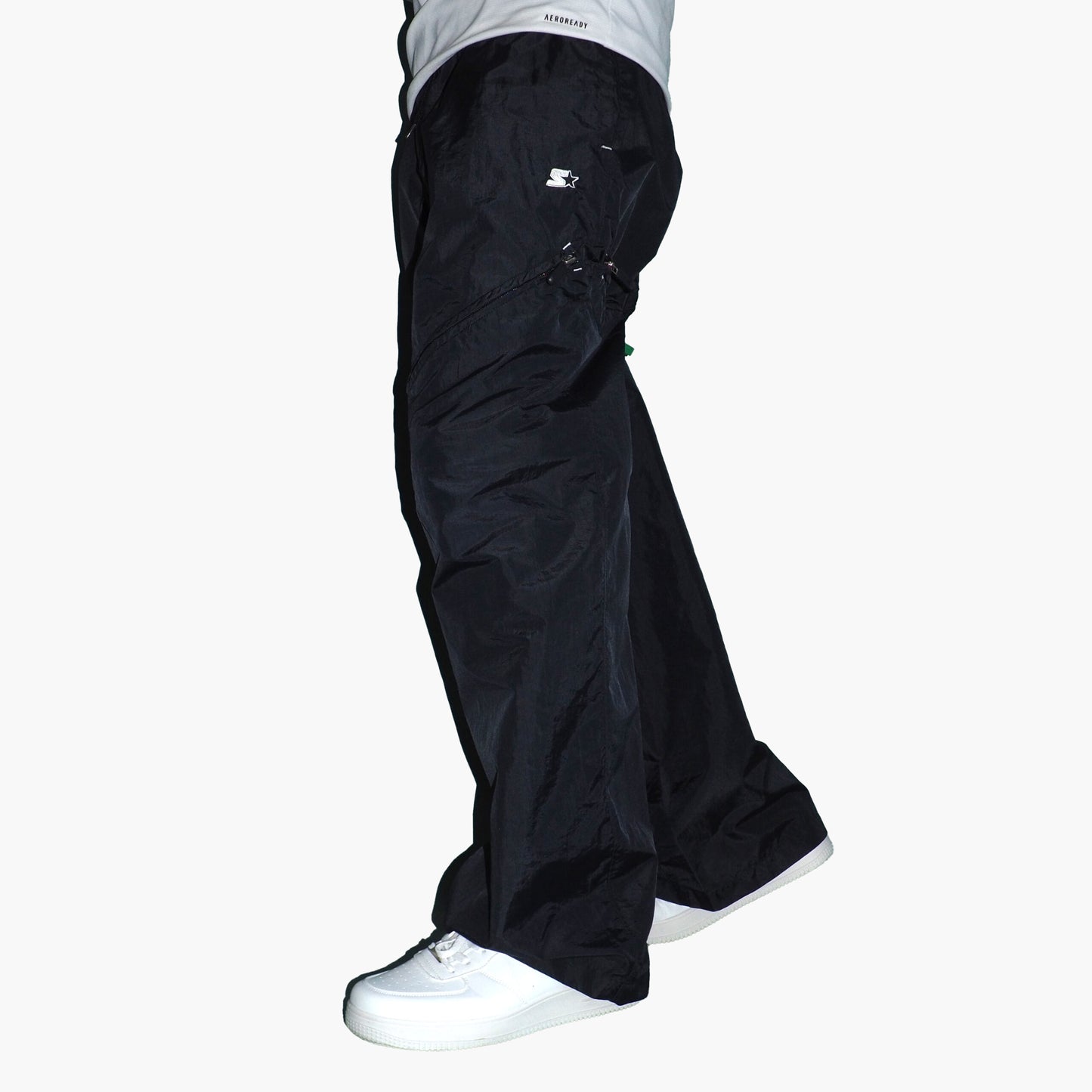Starter Nylon Track Pants Gesticktes Logo (XL)