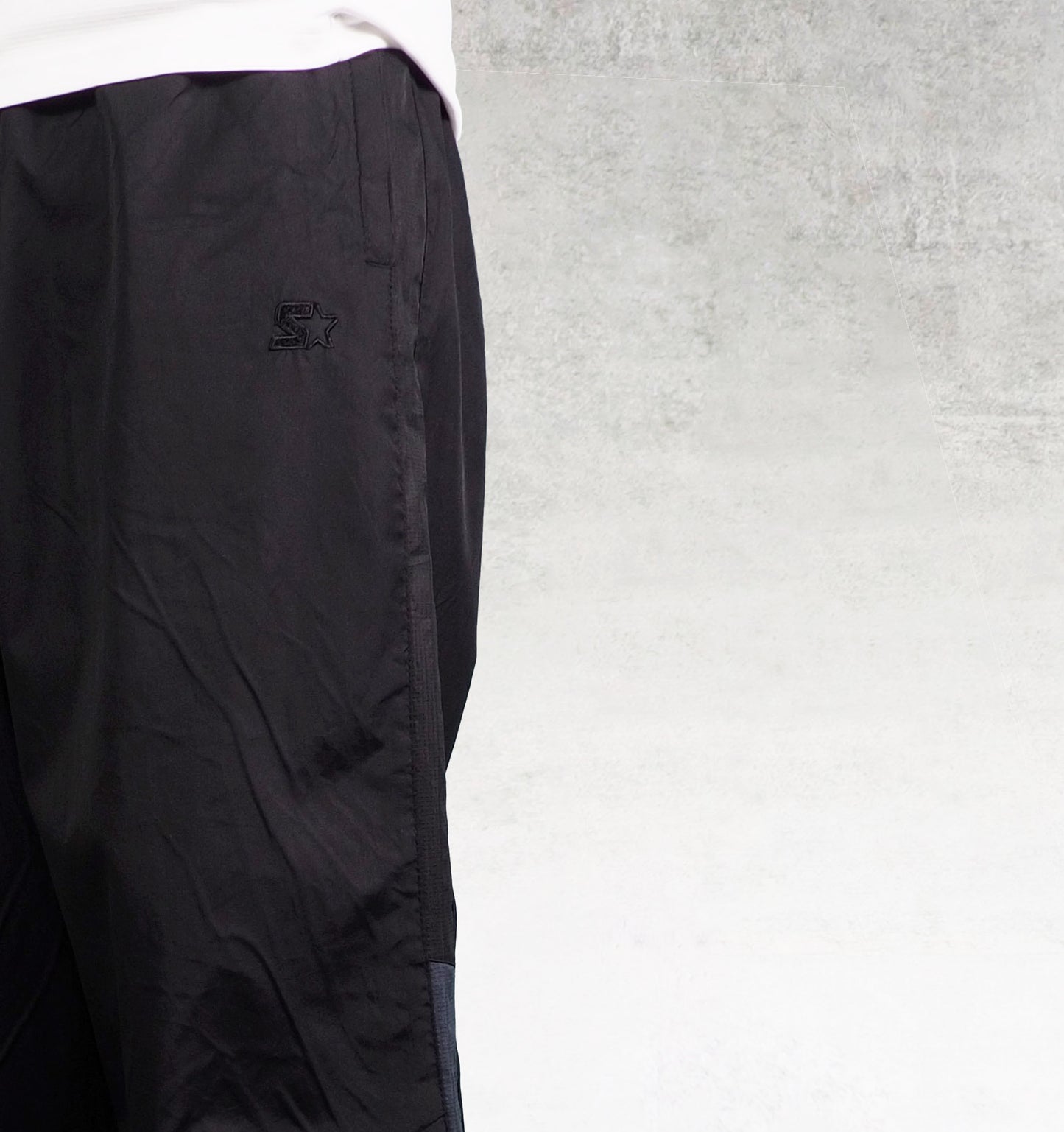 Starter Nylon Track Pants Gesticktes Logo (S)