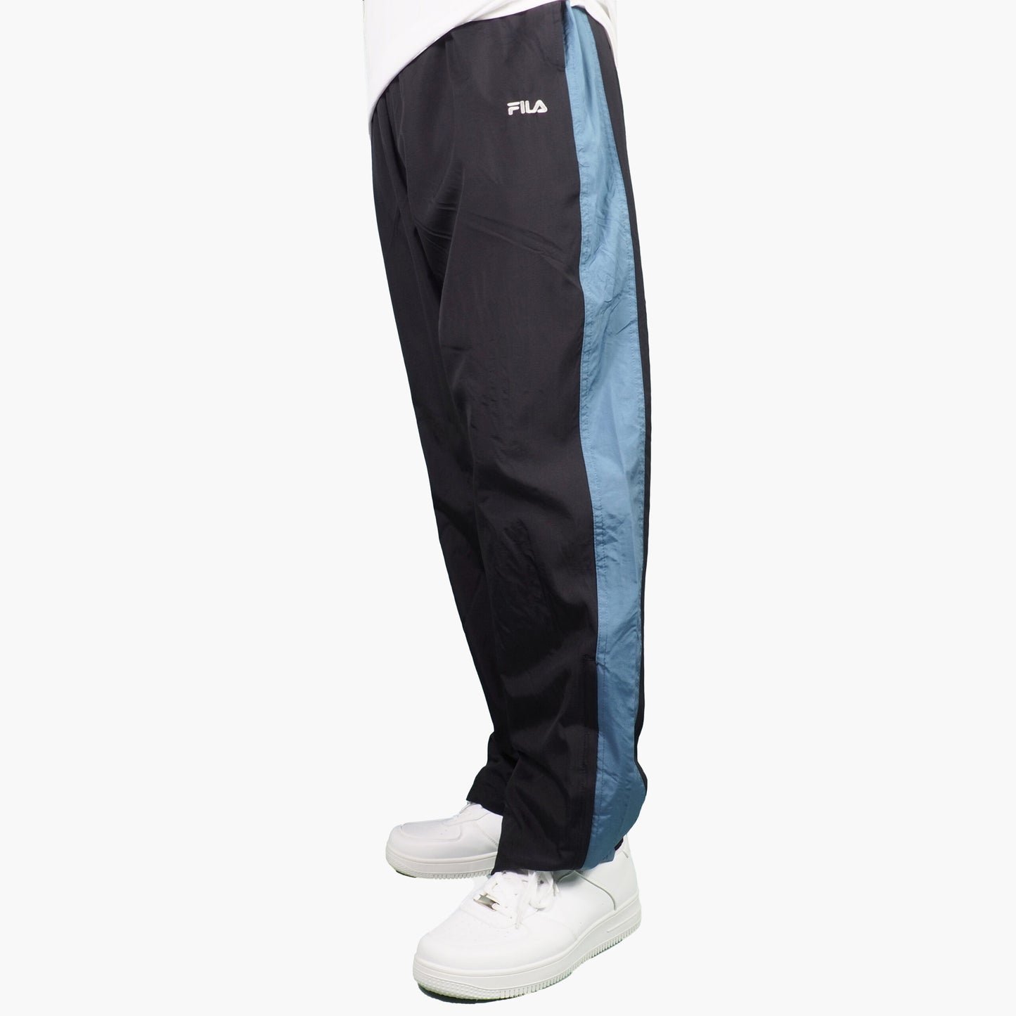 Fila Nylon Track Pants Gesticktes Logo (L)