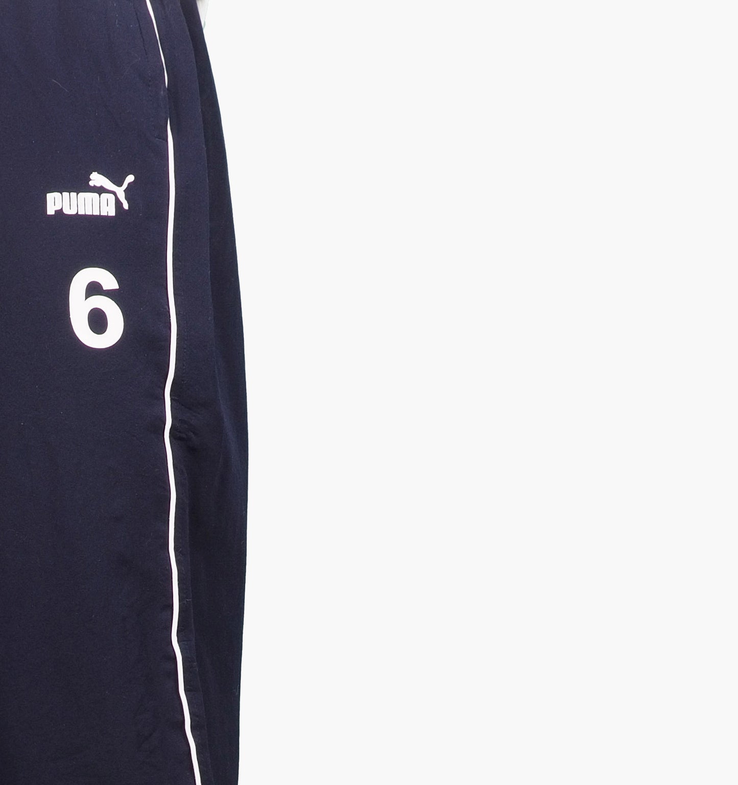 Puma Nylon Track Pants Gesticktes Logo (L)