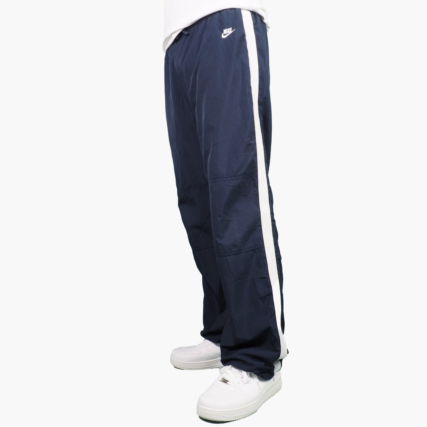Nike Nylon Track Pants Gesticktes Logo (S)