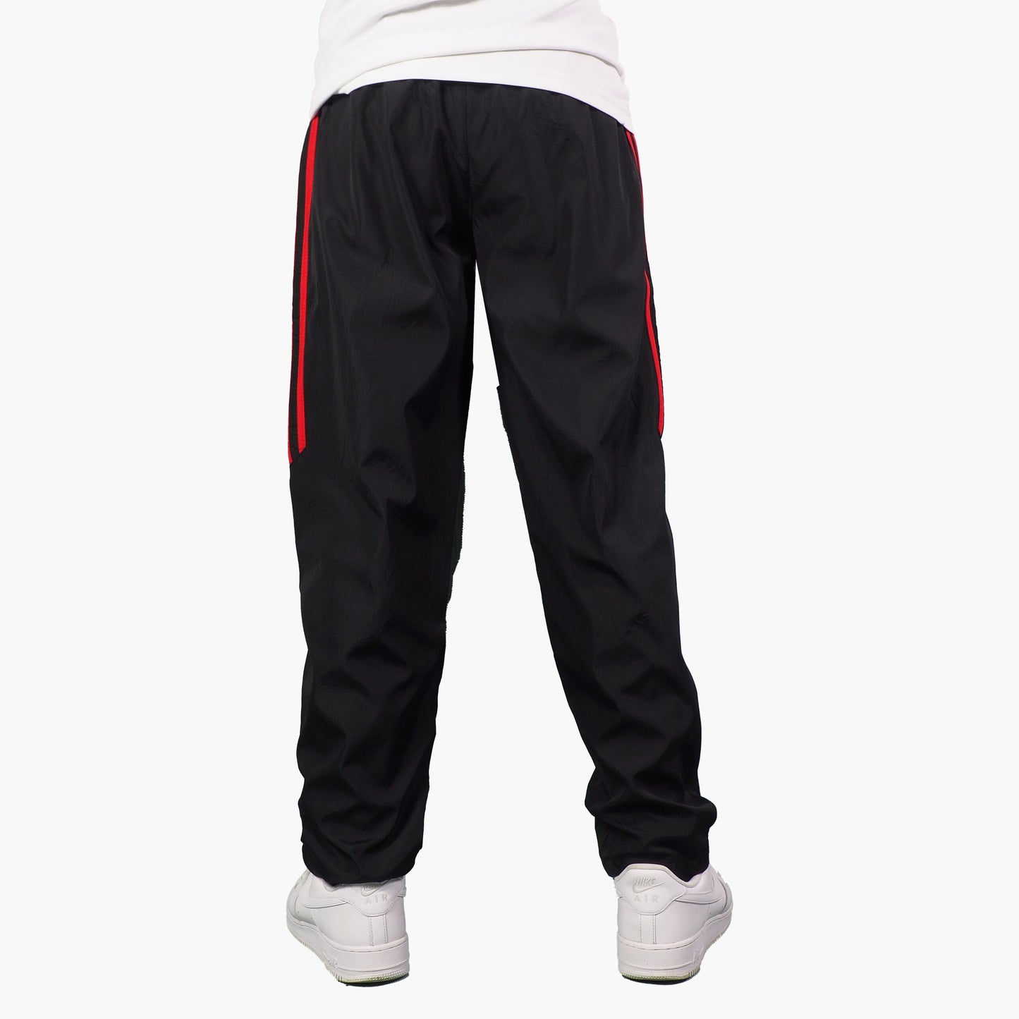 Adidas Nylon Track Pants Gesticktes Logo (M)
