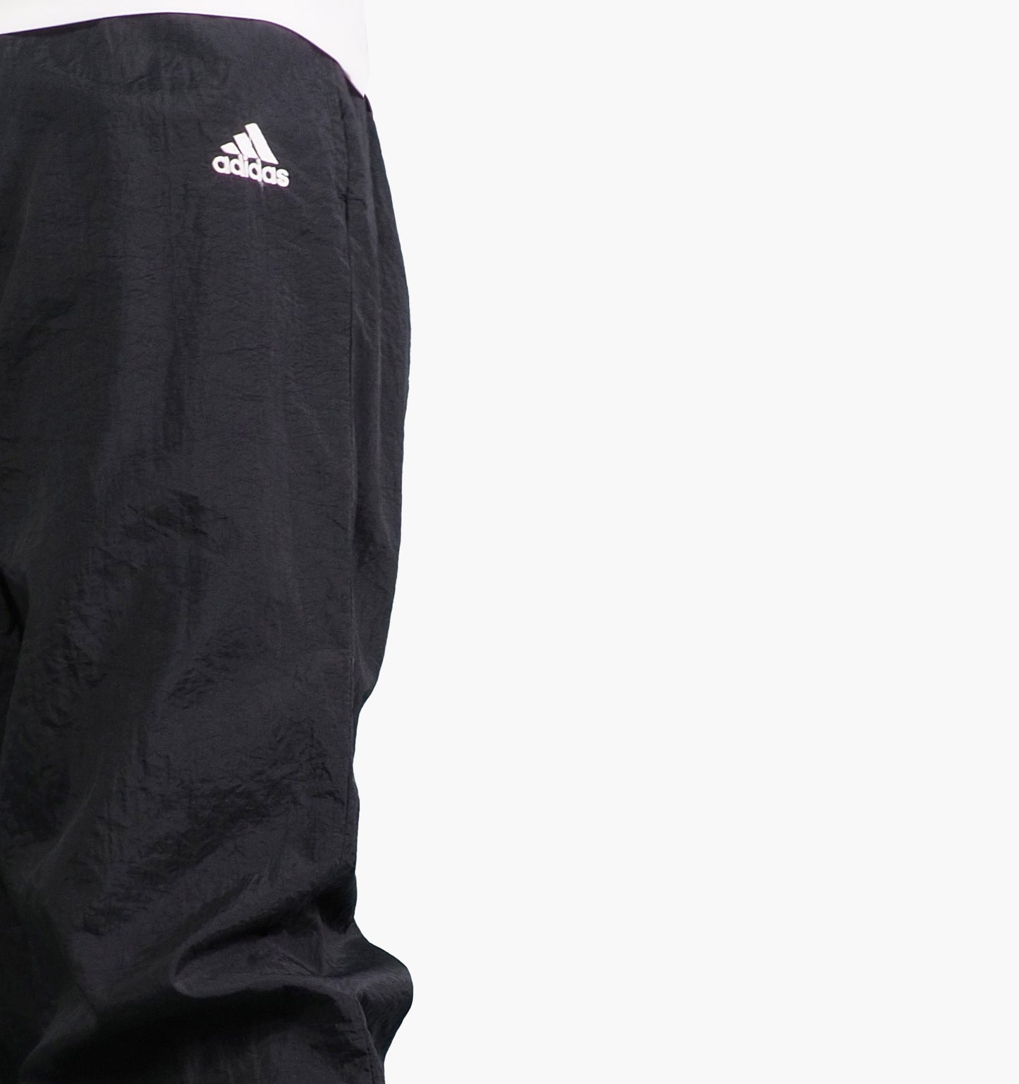 Adidas Nylon Track Pants Gesticktes Logo (M)