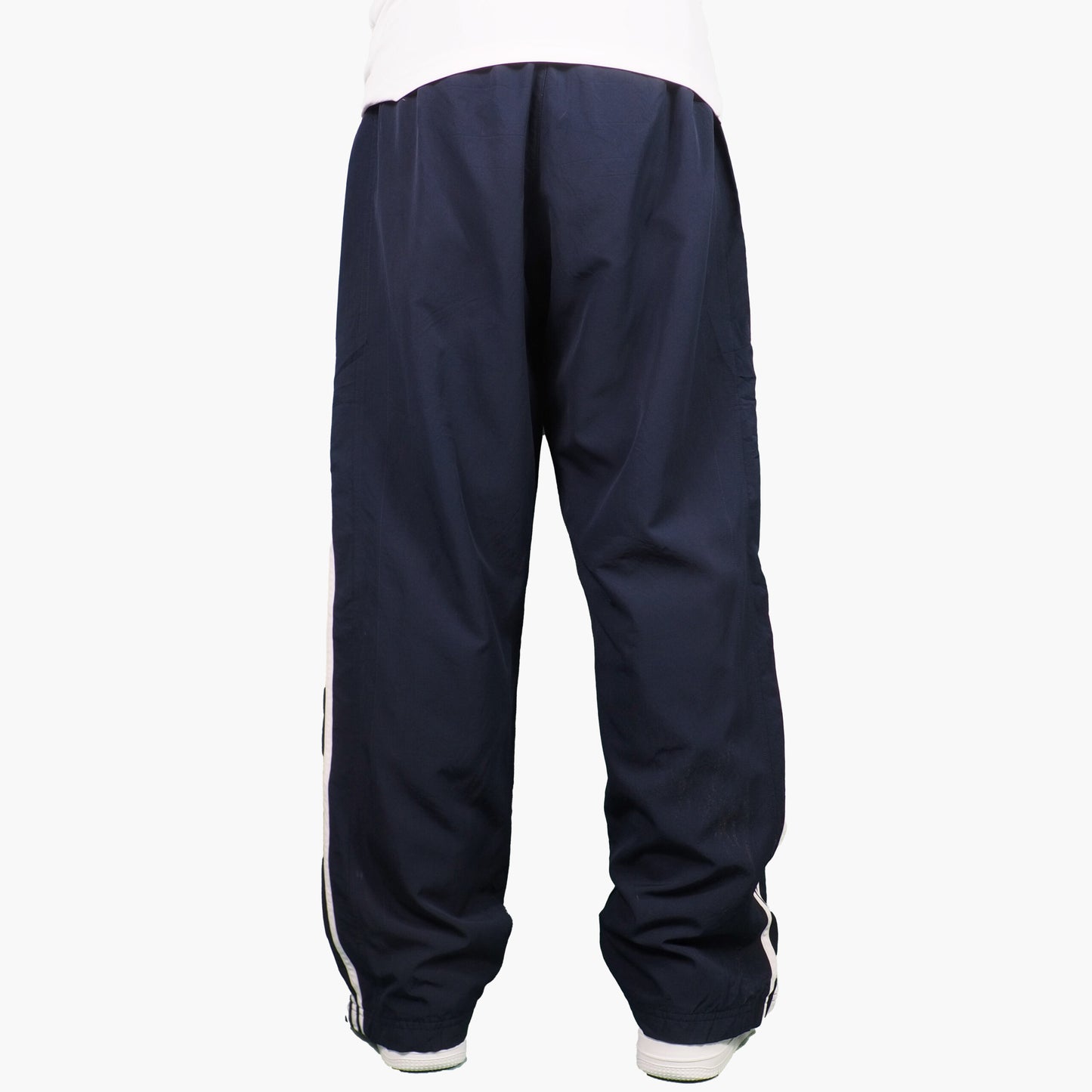Adidas Nylon Track Pants Gesticktes Logo (M)