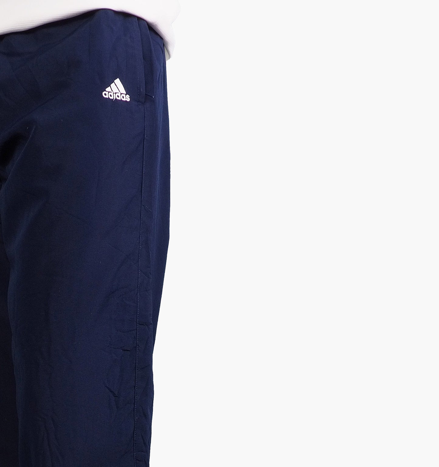 Adidas Nylon Track Pants Gesticktes Logo (S)