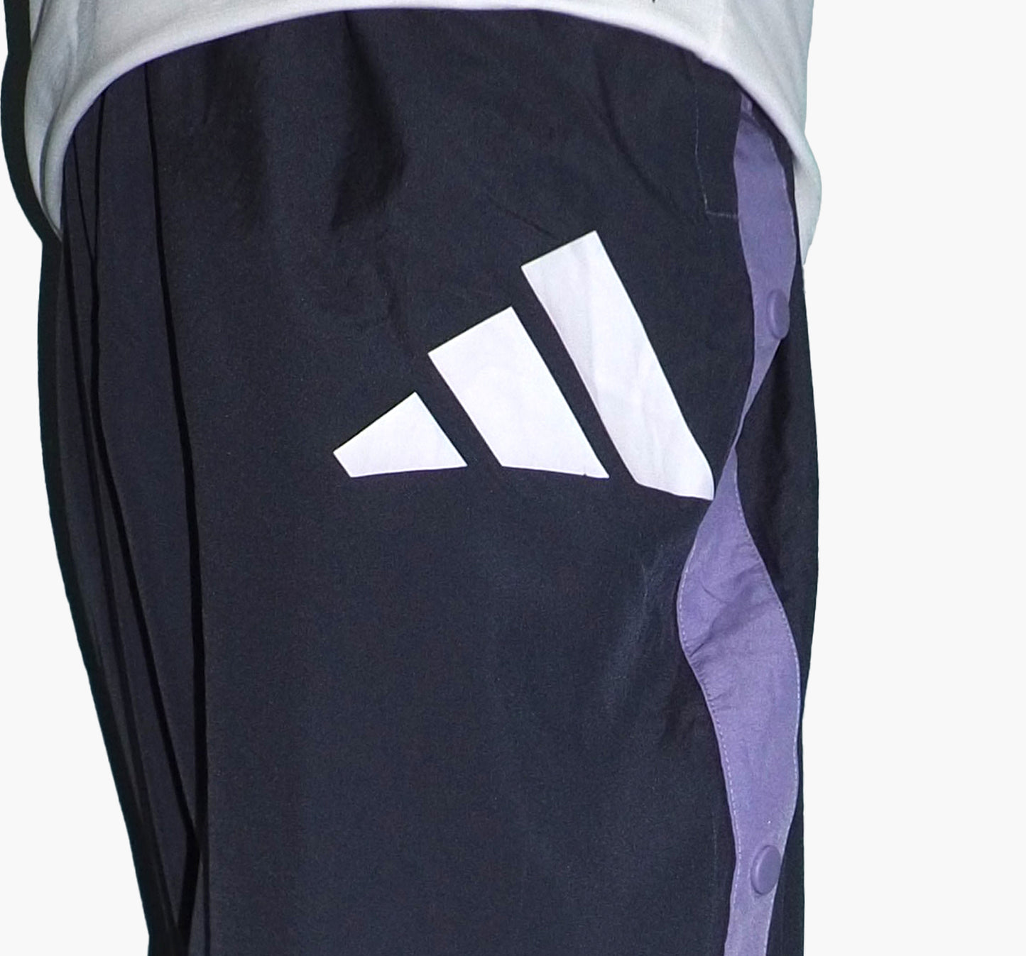 Adidas Nylon Track Pants Gesticktes Logo (XL)