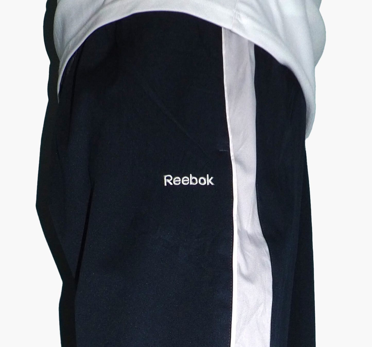 Reebok Nylon Track Pants Gesticktes Logo (L)