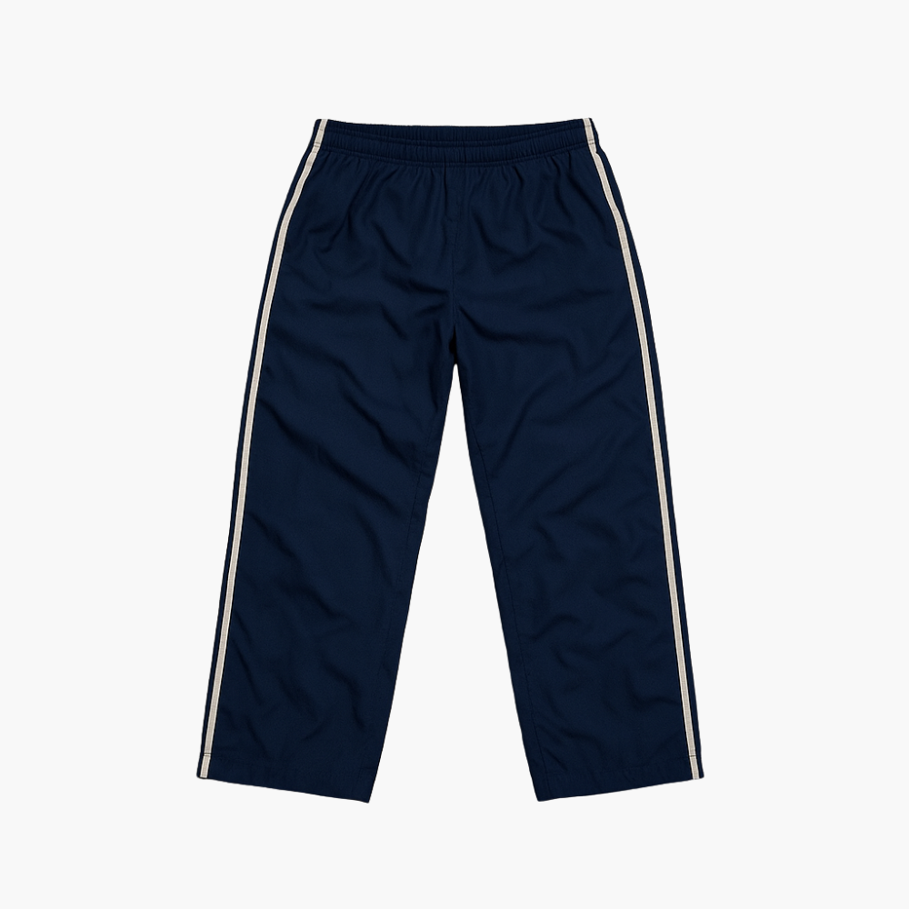 Adidas Nylon Trackpants Embroidered Logo (L)