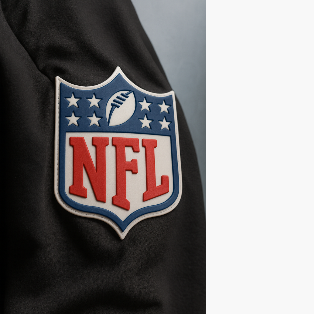 NFL Las Vegas Raiders Bomber Jacket Embroidered Logo (M)