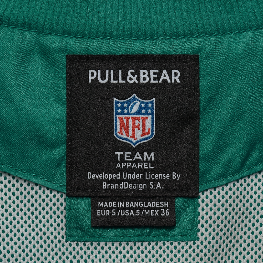 NFL Vintage Baseball Jacket New York Jets Embroidered Logo (S)