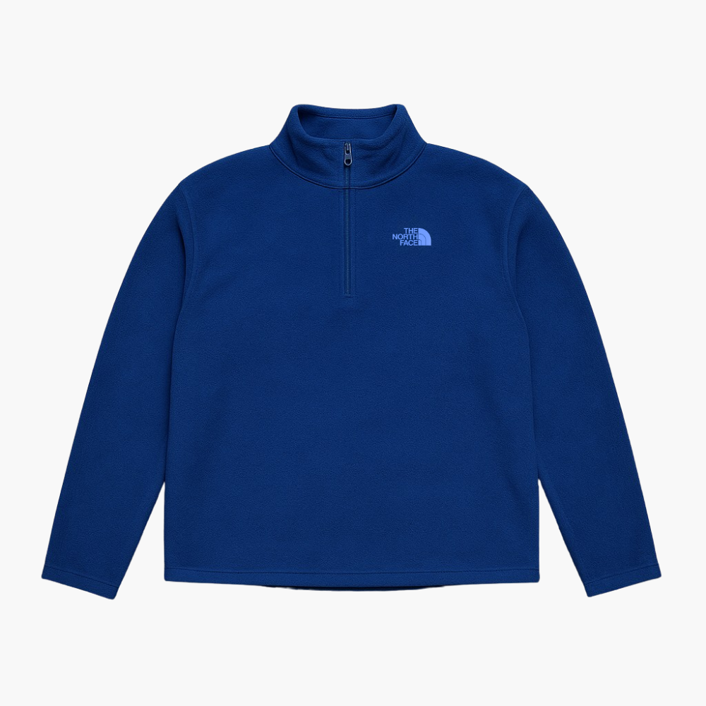 The North Face Quarter Zip Sweatshirt Embroidered Logo (Men's M)