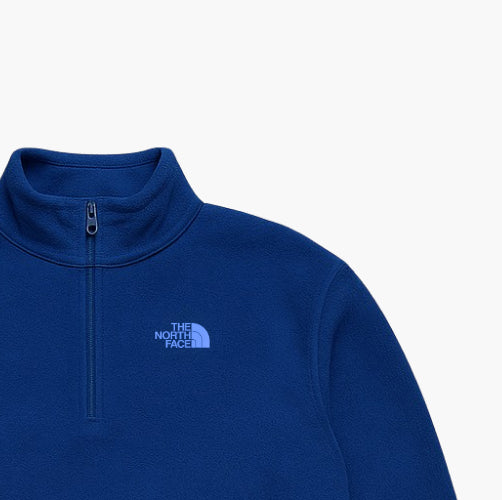 The North Face Quarter Zip Sweatshirt Embroidered Logo (Men's M)
