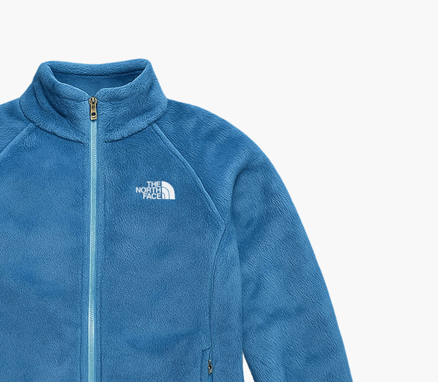The North Face Vintage Plush Fleece Jacket Blue (S)