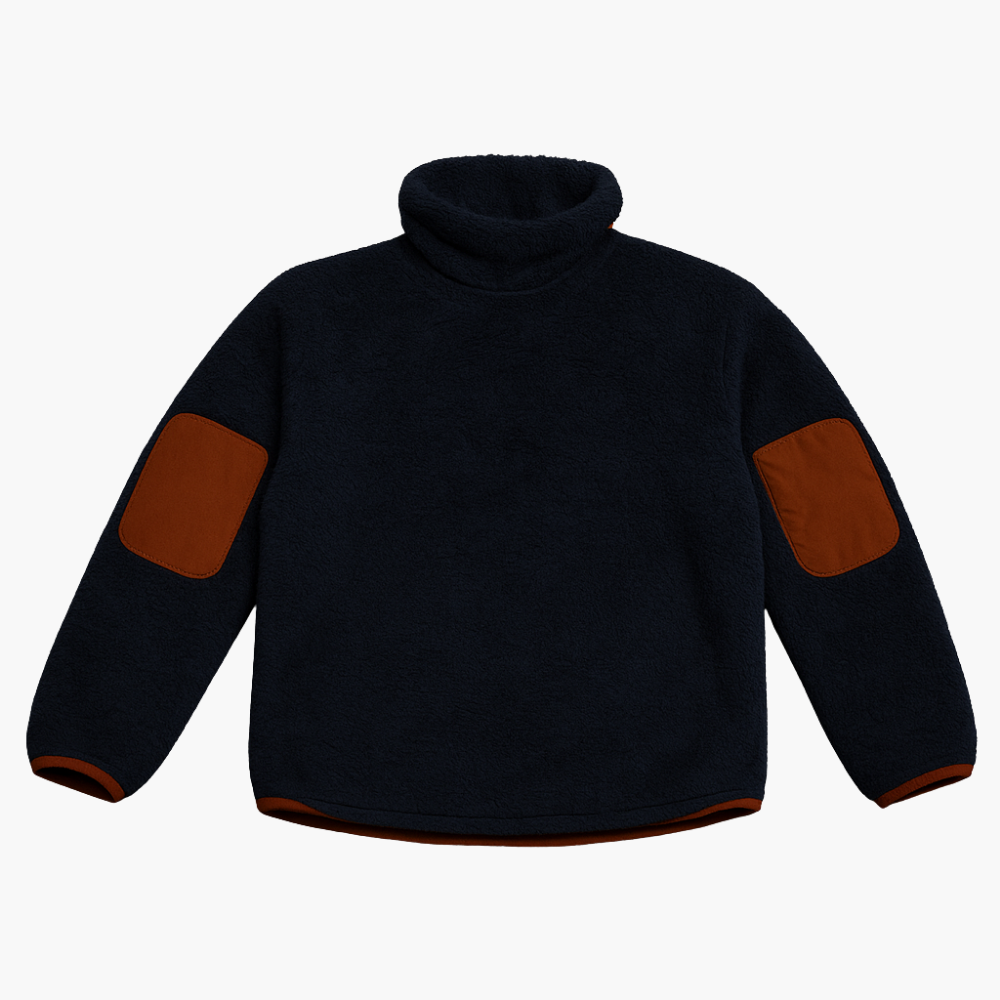 The North Face Quarter Zip Sweatshirt Embroidered Logo (Men's M)