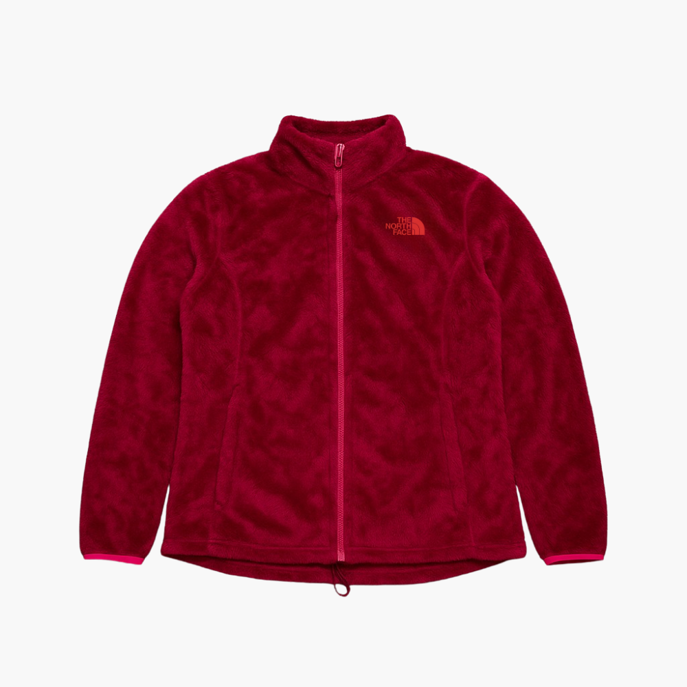 The North Face Teddy Fleece Jacket Embroidered Logo (Women's L)
