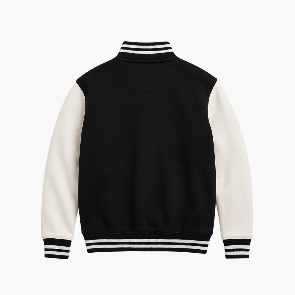 NFL Jacket Black and White Embroidered Logo (S)