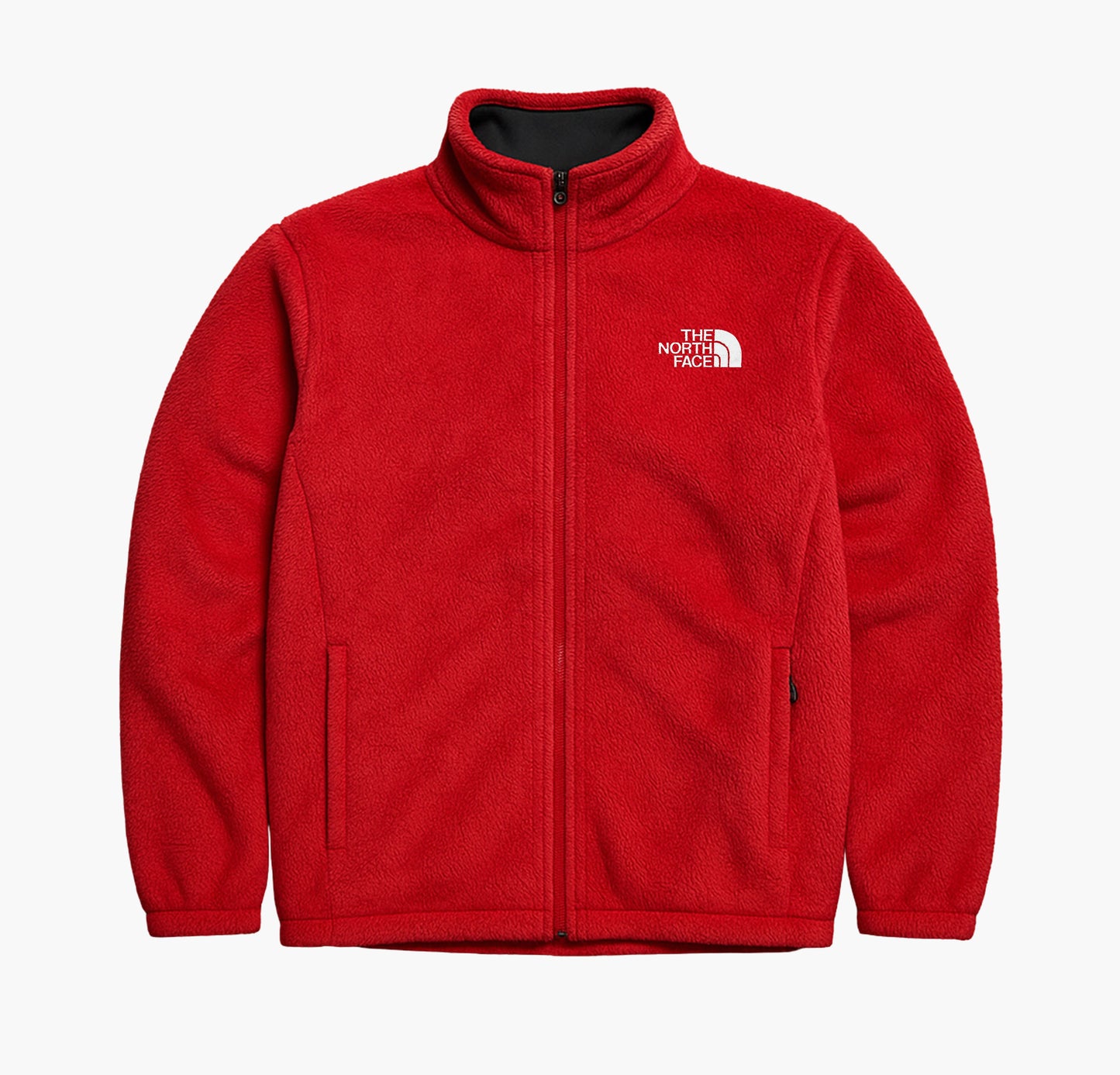 The North Face Vintage Plush Fleece Jacket Red (L)