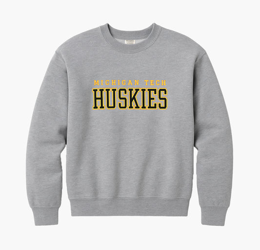 Vintage Dressing Men’s Sweatshirt Embroidered Logo (S)