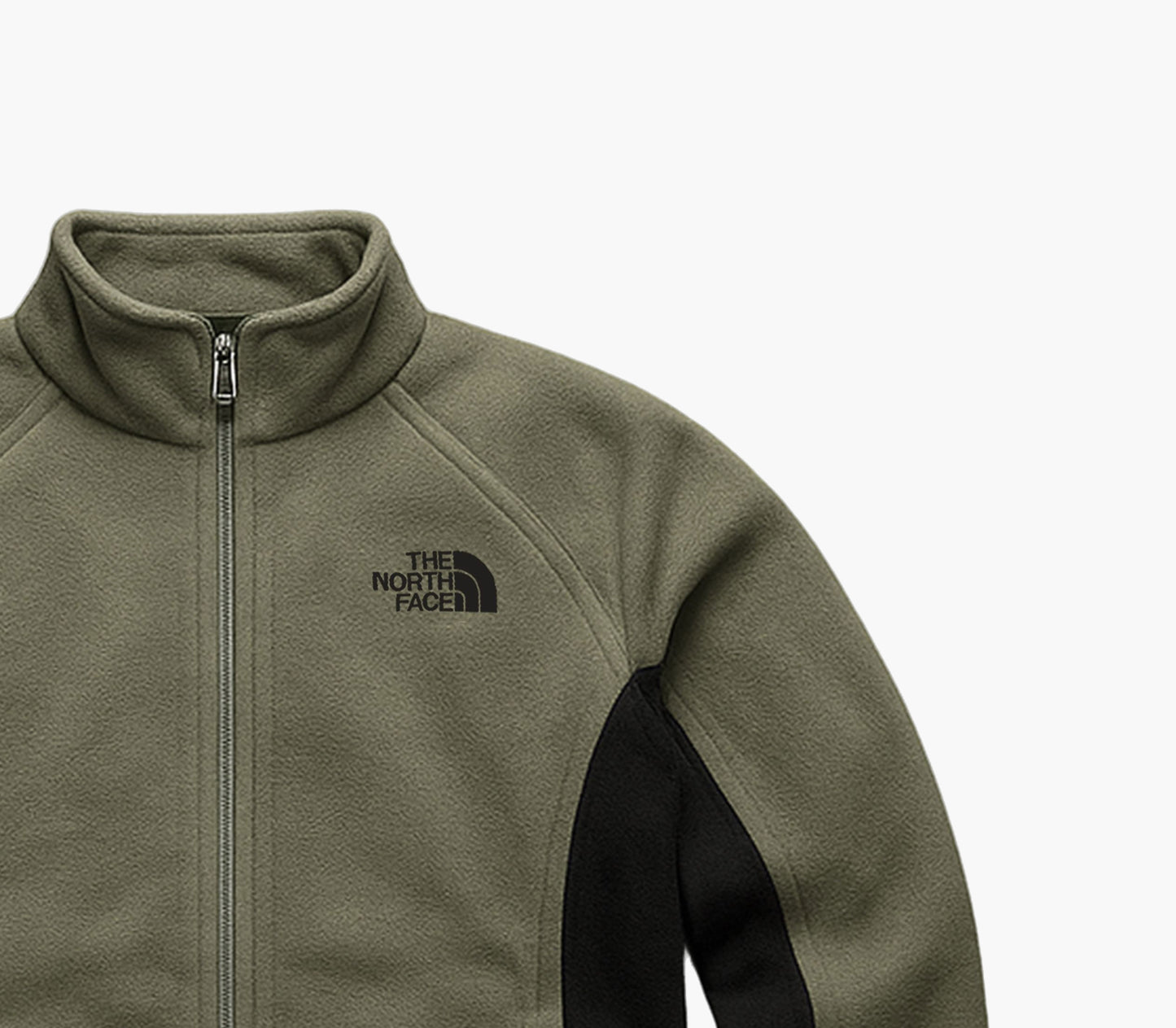 The North Face Vintage Fleece Vest Khaki / Black (L)