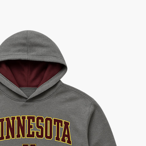 Champion Minnesota Hoodie Embroidered Logo (M)