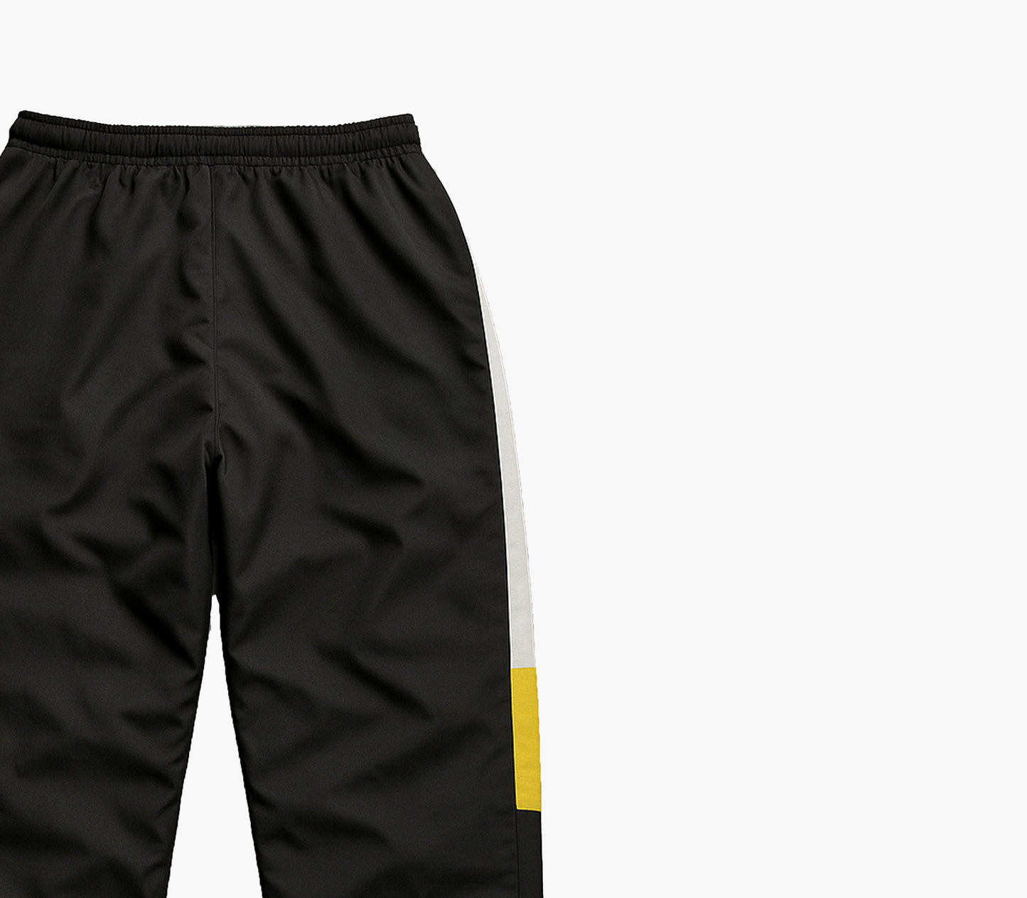 Nike Vintage Track Pants Black & White Baggy Fit (M)