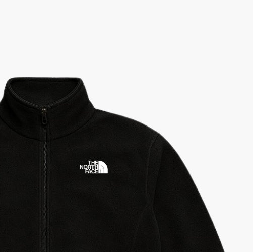 The North Face Fleece Jacket Embroidered Logo (L)
