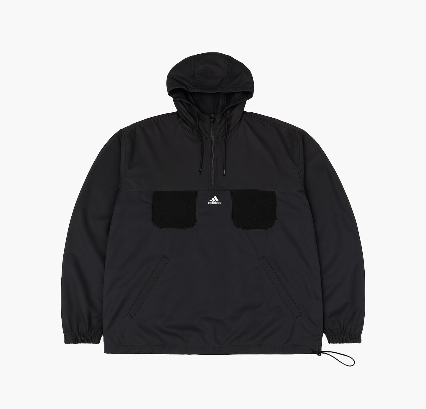 Adidas Nylon Windbreaker Gesticktes Logo (M)