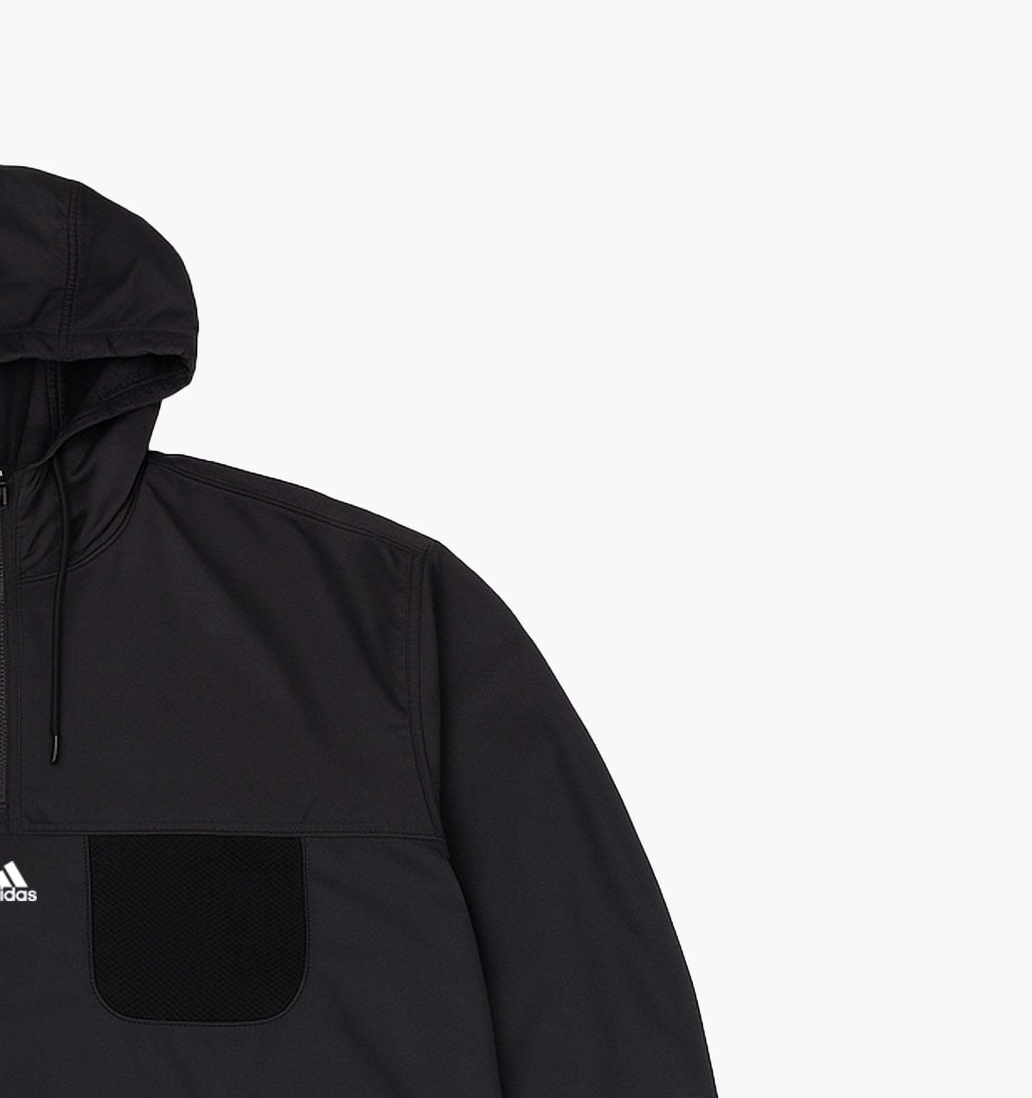 Adidas Nylon Windbreaker Gesticktes Logo (M)