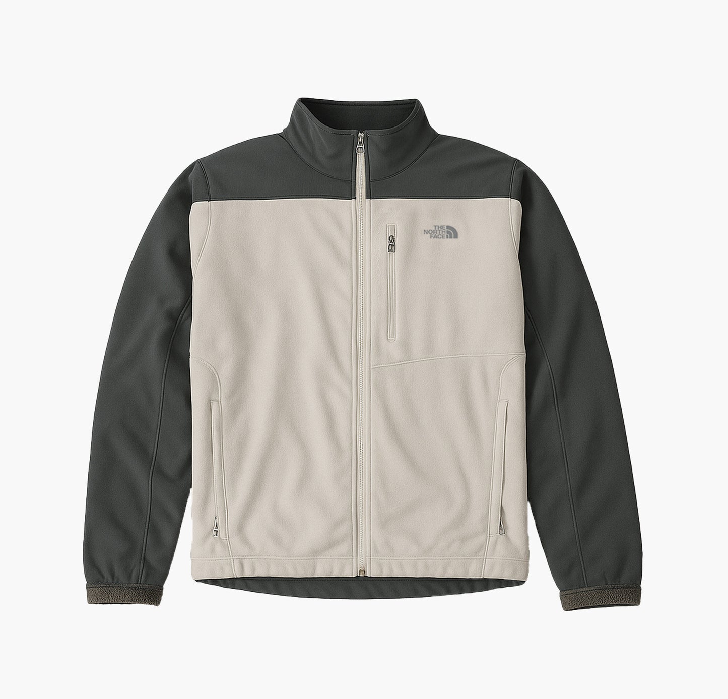 The North Face Softshell Fleece Jacket Gesticktes Logo (M)