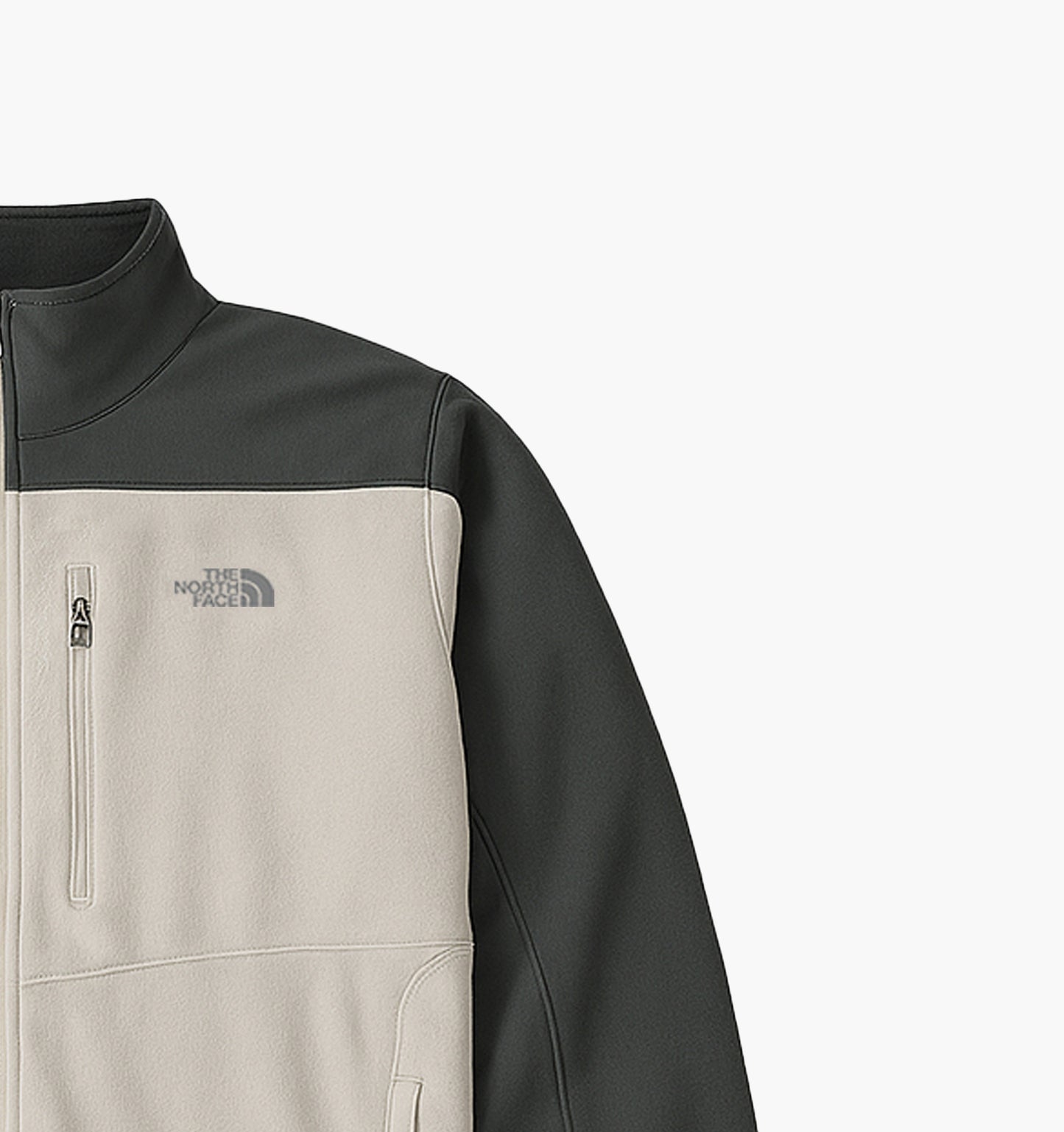 The North Face Softshell Fleece Jacket Gesticktes Logo (M)