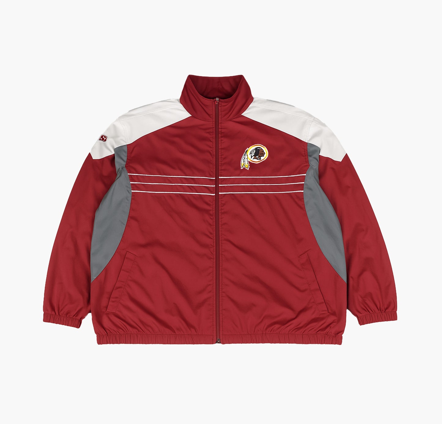 NFL Blackhawks Nylon Track Jacket Gesticktes Logo (XXL)