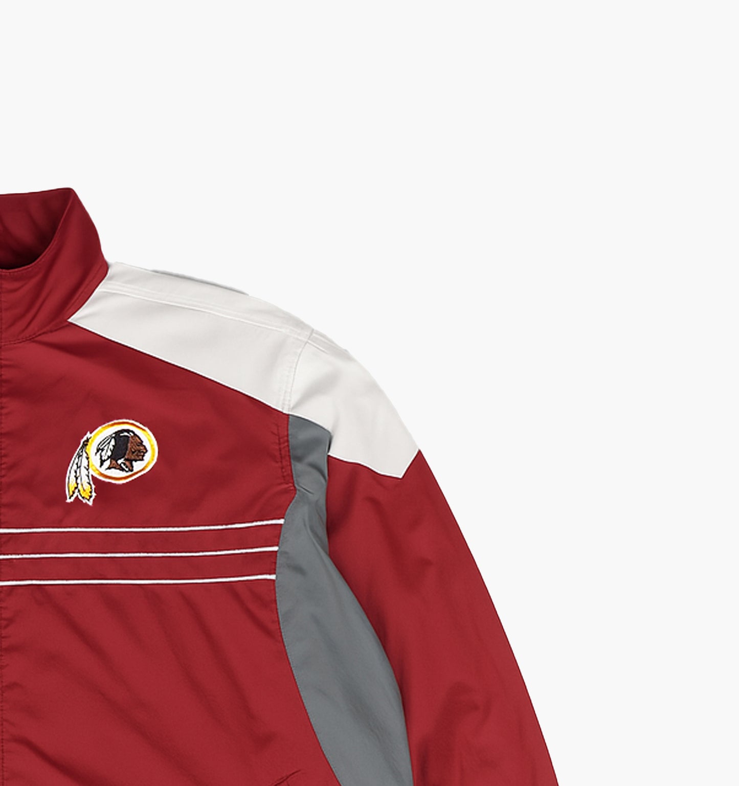 NFL Blackhawks Nylon Track Jacket Gesticktes Logo (XXL)