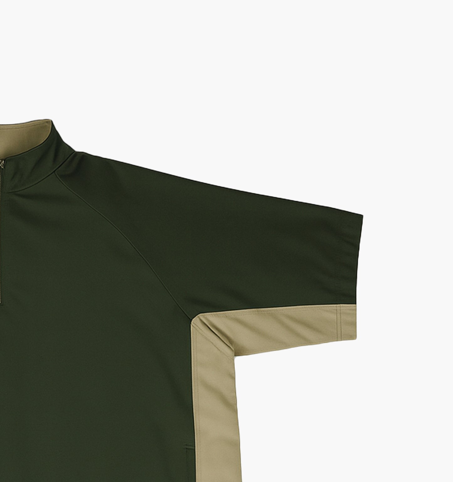 Adidas Nylon Quarter Zip Oversized Shirt Gesticktes Logo am Arm (L)