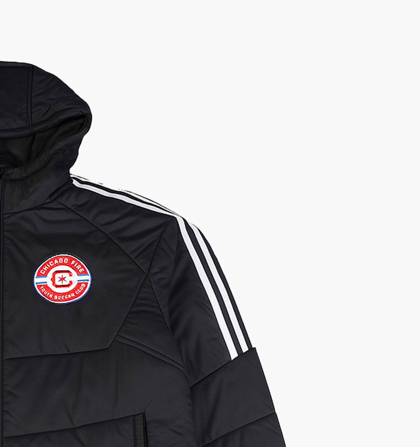 Adidas Puffer Jacket Gesticktes Logo (M)