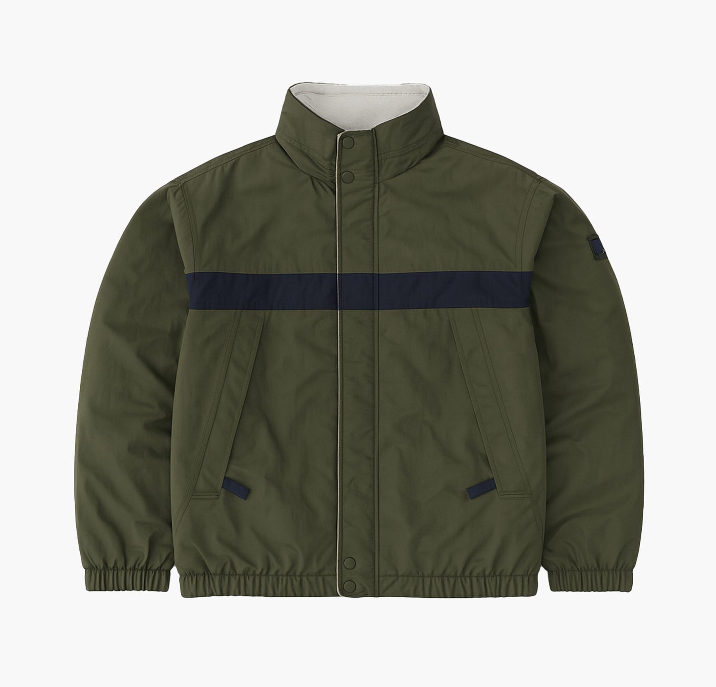 Nautica NS-83 Heavyweight Winterjacke Fleece Gefüttert Gesticktes Logo (XL)