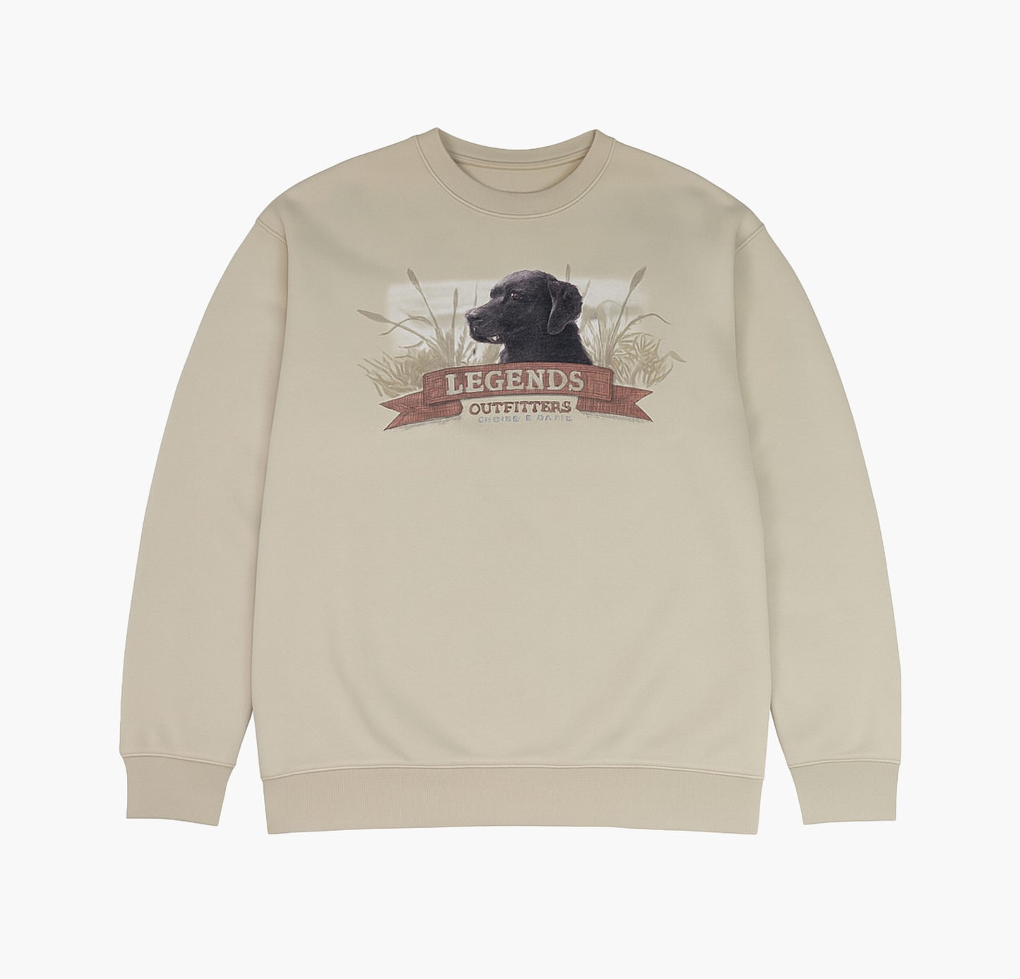 US Vintage Crafts and Barrow Sweatshirt Gesticktes Logo (L)