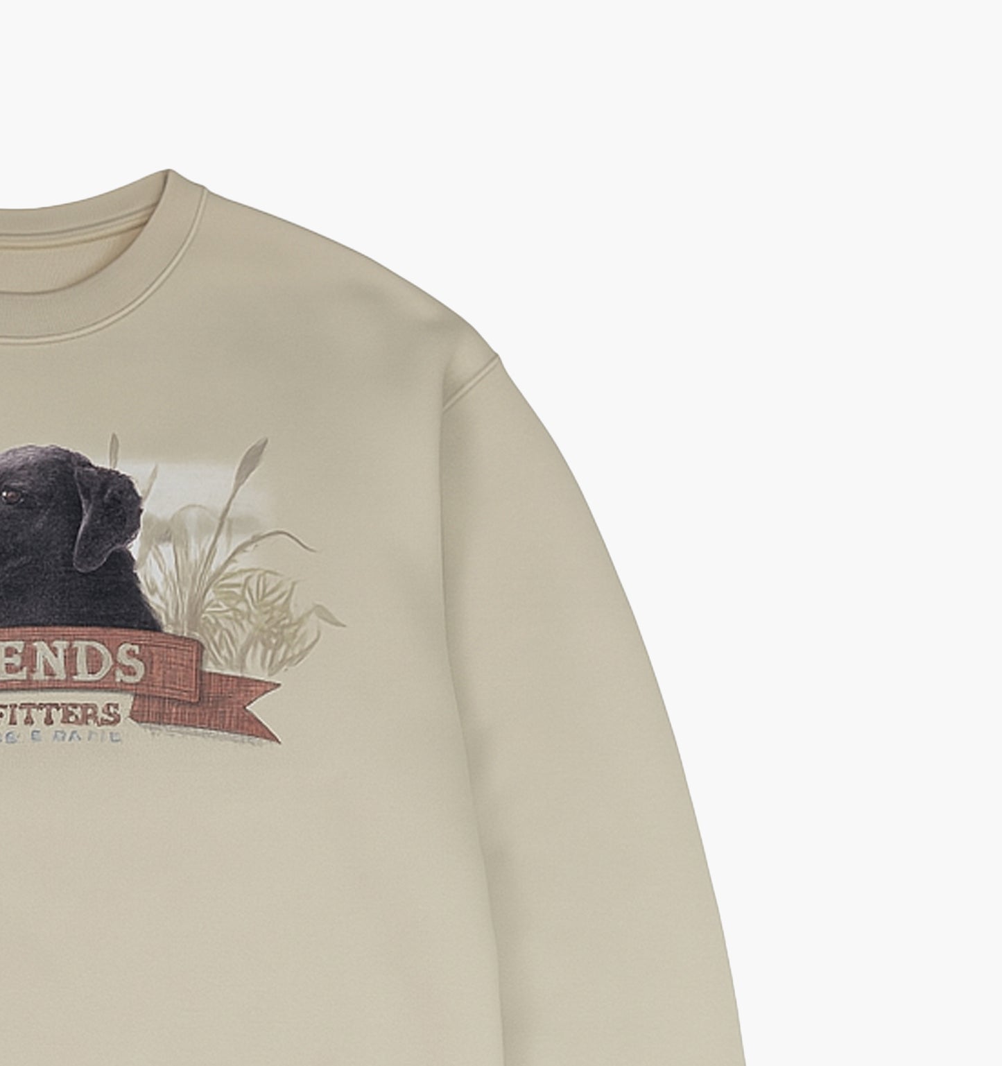 US Vintage Crafts and Barrow Sweatshirt Gesticktes Logo (L)