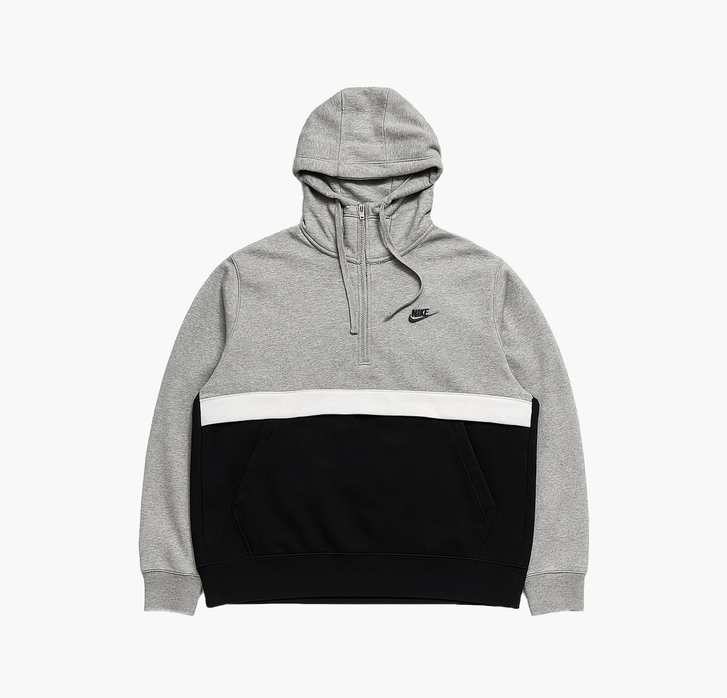 Nike Vintage Quarter Zip Sweatshirt Gesticktes Logo (M)