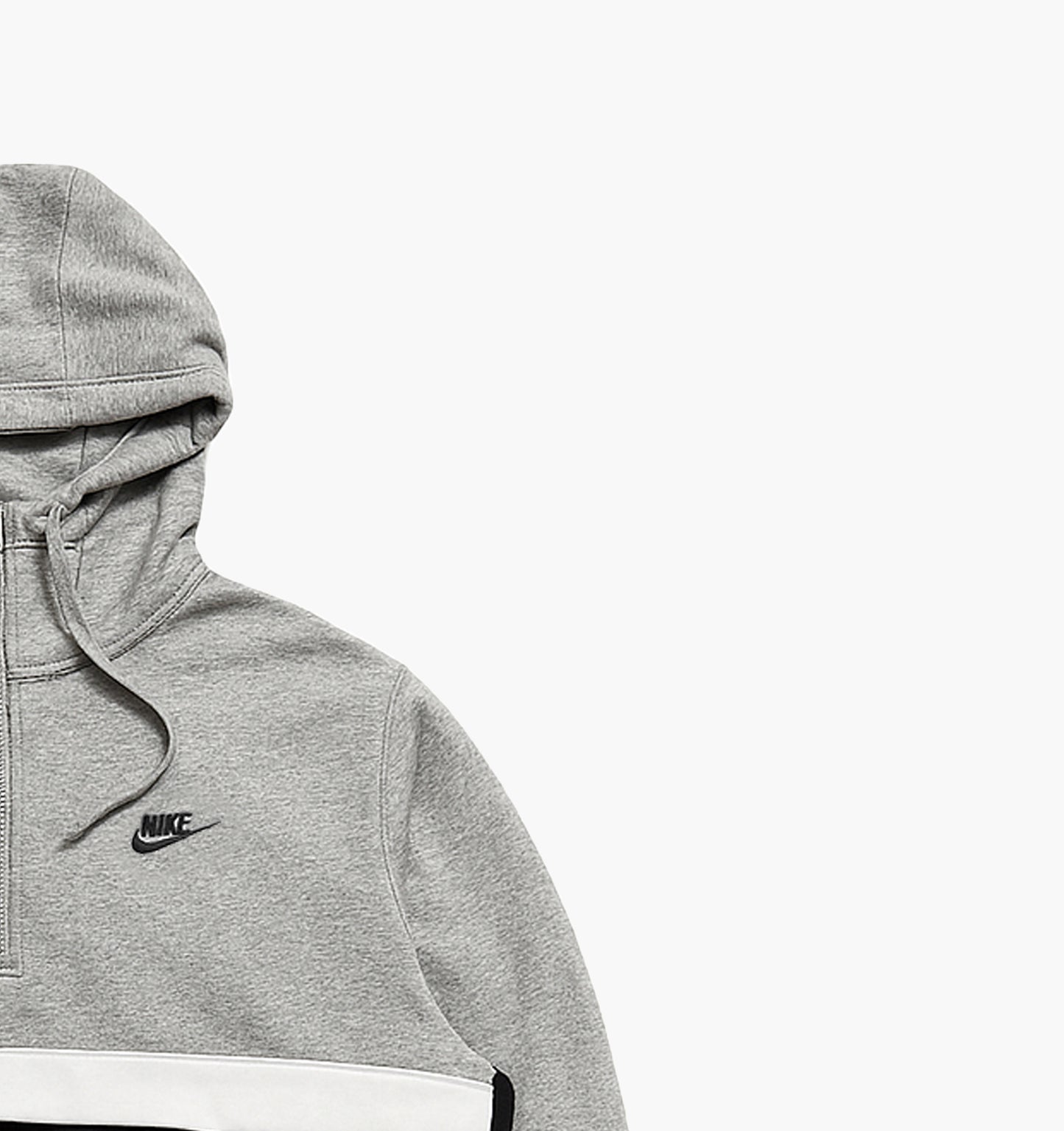 Nike Vintage Quarter Zip Sweatshirt Gesticktes Logo (M)