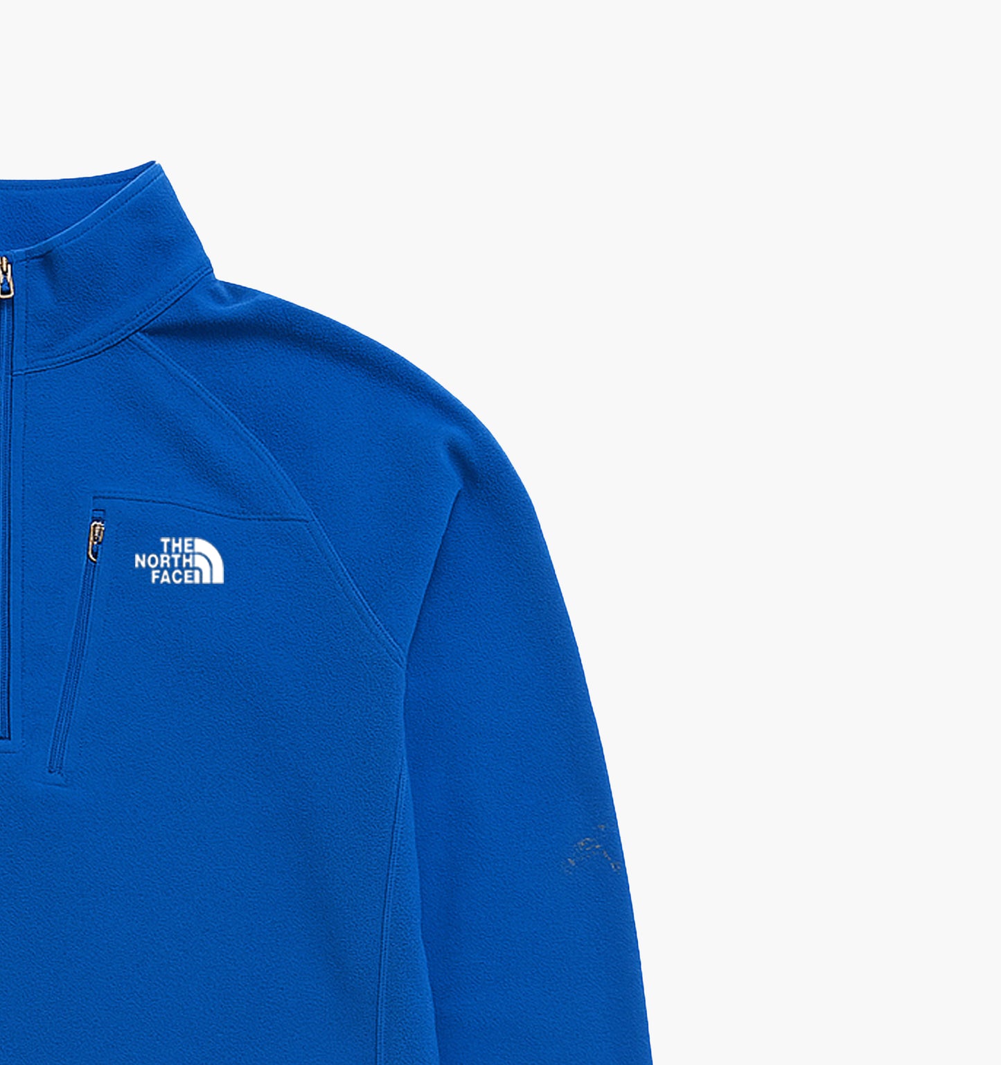 The North Face Fleece Quarter Zip Sweat Shirt Gesticktes Logo (XL)
